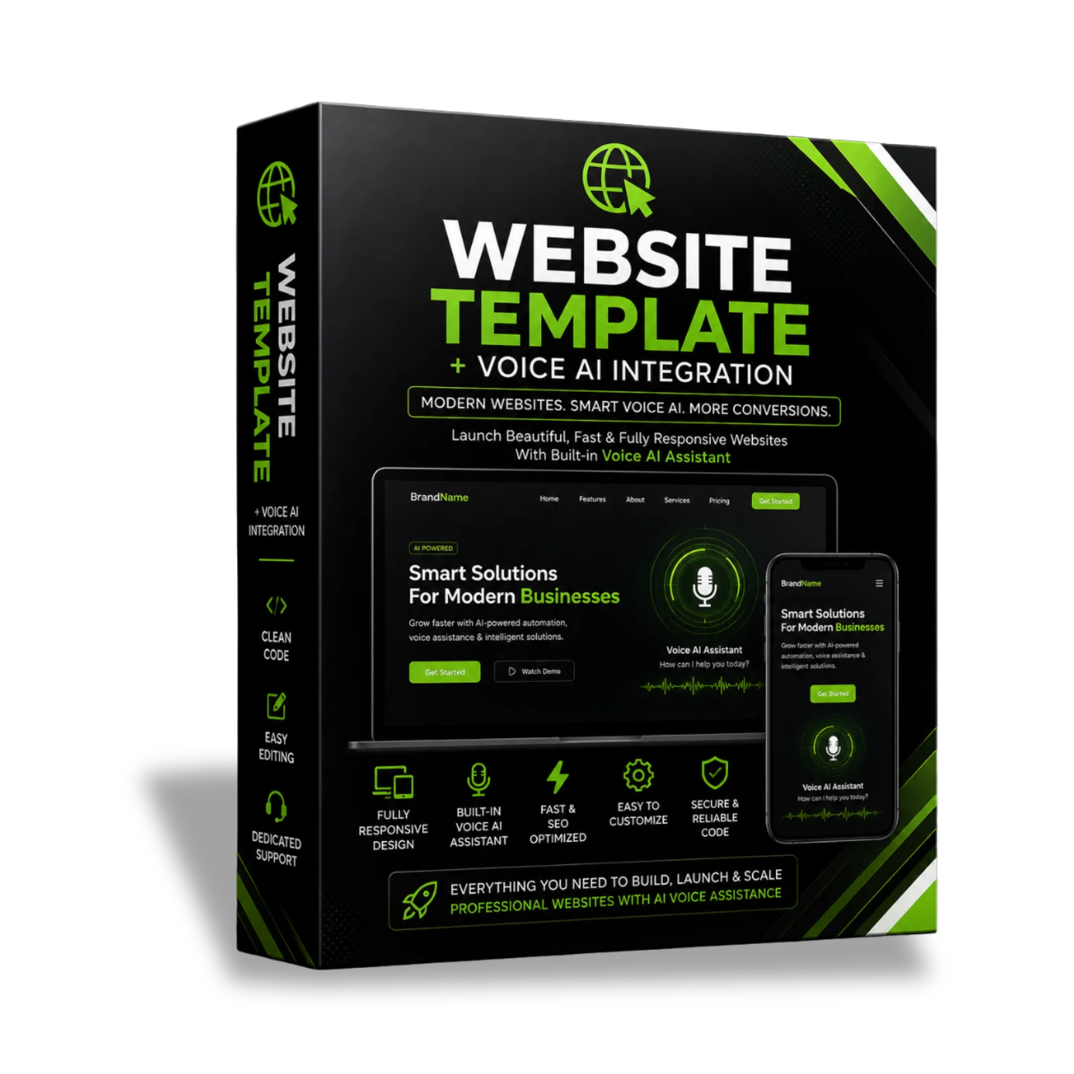 Business Launch Website Template product preview